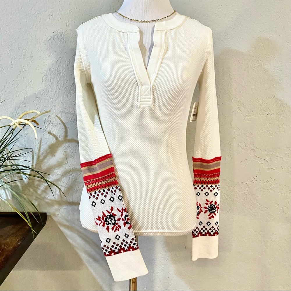 NWT Free People Mikah Layering Cuff Thermal - Picture 15 of 15